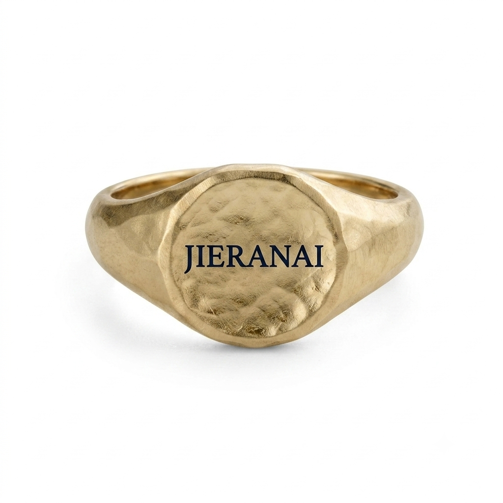 Sculpted Signet Ring